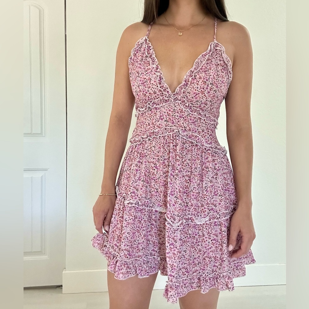 SHEIN floral mini dress for summer